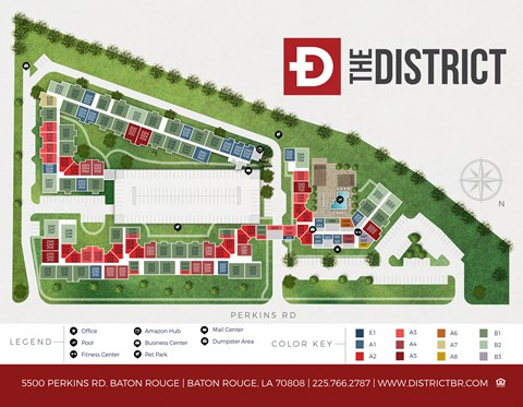 the district at the district site plan